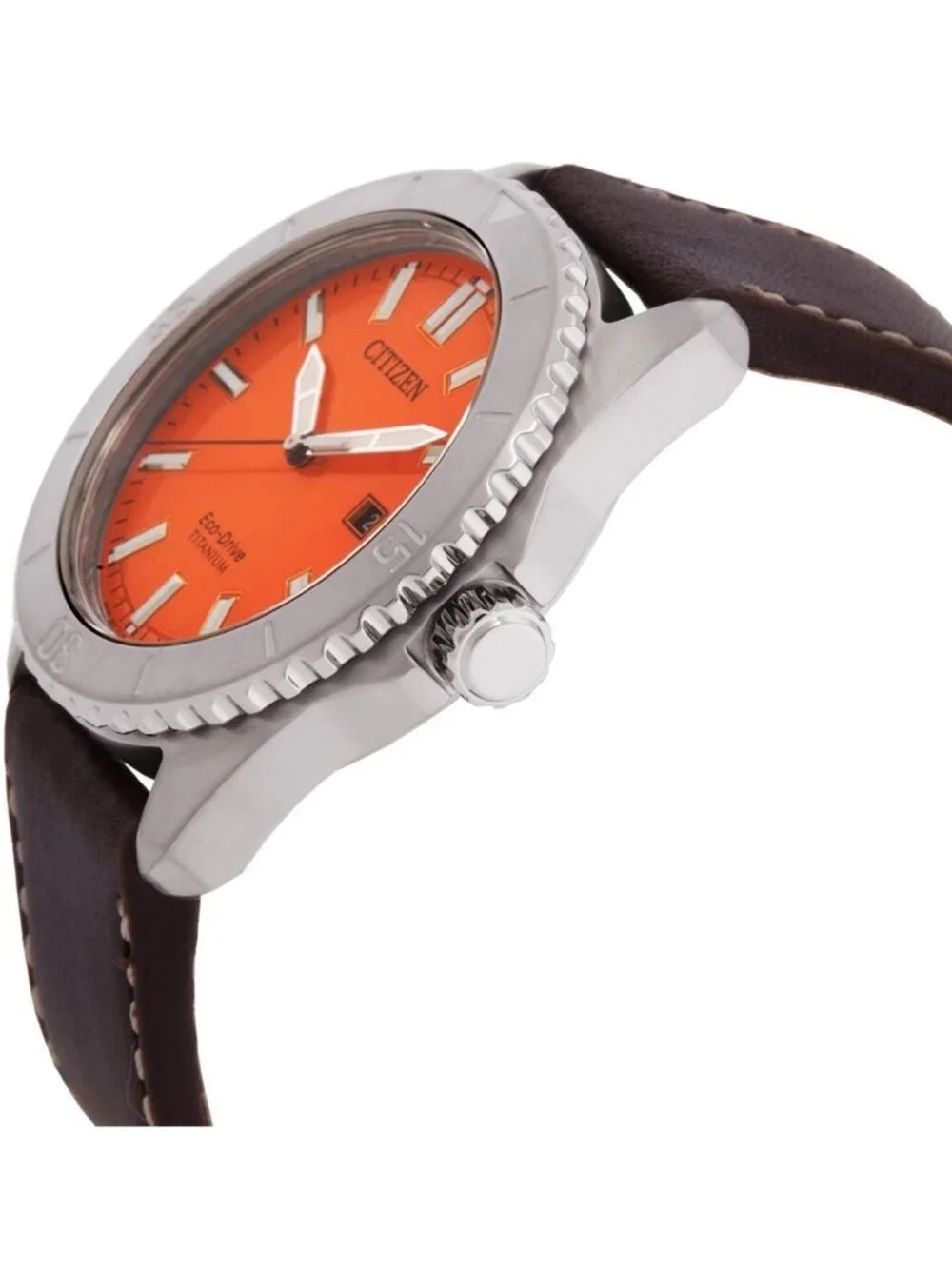 NWT Citizen Weekender Quartz Orange Dial Men's Watch
